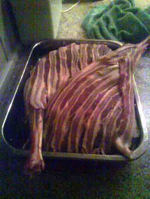 Pakket ind i bacon